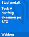 Tysk A skriftlig eksamen på STX Tysk A skriftlig eksamen på STX