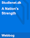 A Nation's Strength | Analysis A Nation's Strength | Analysis