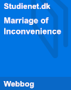 Marriage of Inconvenience | Analysis Marriage of Inconvenience | Analysis